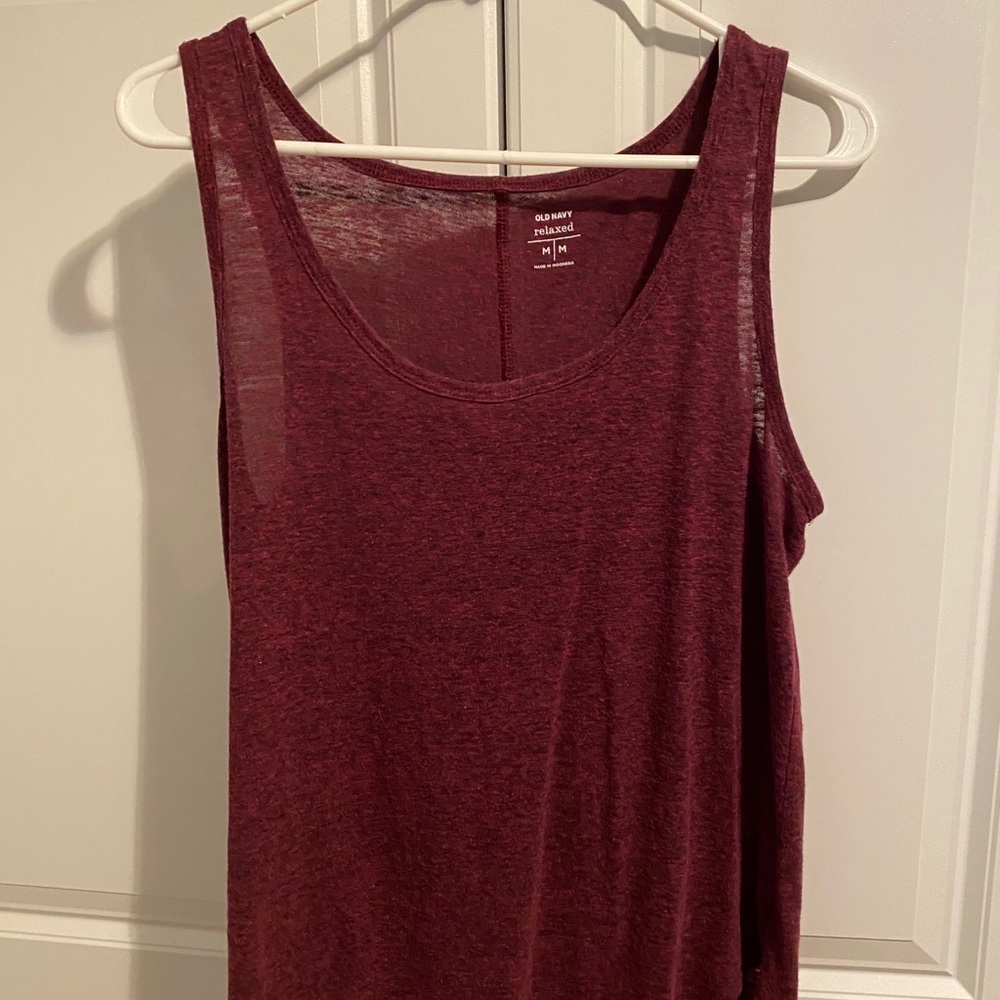 Maroon/purple tank top